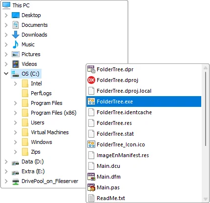 TIEFolderTree and TIEFileListBox